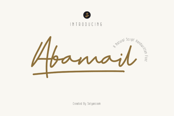 Abamail: A Handwritten Font for Creative Projects