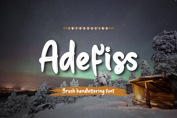 Adefiss: A Handwritten Font for Web Design