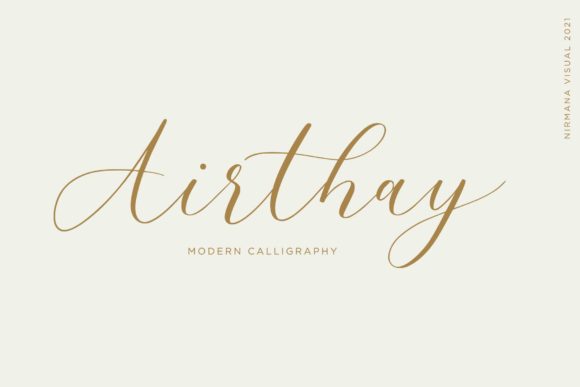 Airthay: A Beautiful Font for Business