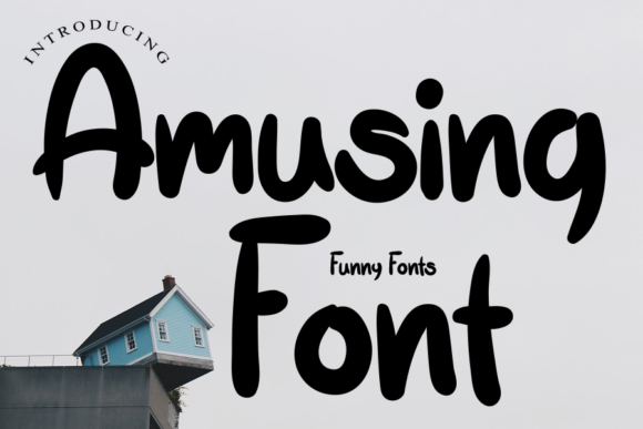 Amusing: A Handwritten Font for Creative Projects