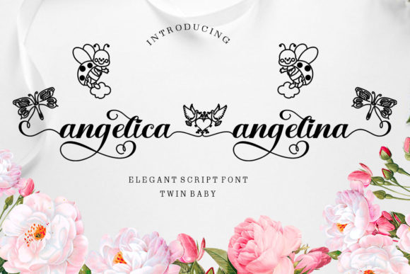 Angelica Angelina Font for Creative Projects