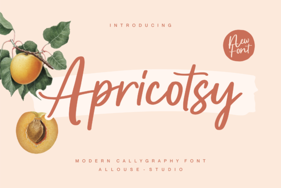 Apricotsy: A Playful Script Font