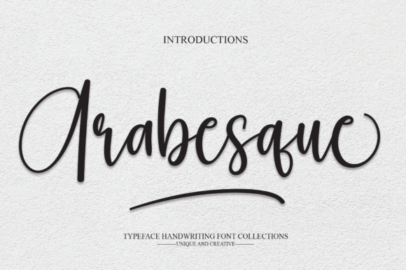 Arabesque: Elegant Script Font