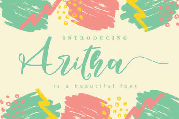 Aritha: A Handwritten Font for Web Design
