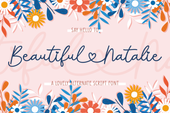 Beautiful Natalie: A Script Font for Elegant Design