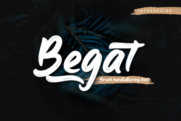 Begat: A Handwritten Font for Elegant Design