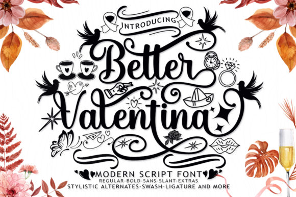 Better Valentina Duo: A Stylish Font for Branding