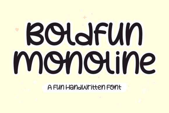 Boldfun Monoline: A Friendly Font for Editorial Design