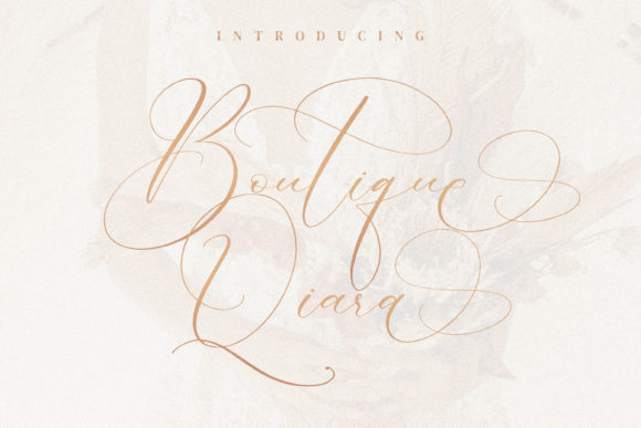 Boutique Qiara: A Graceful Script Font