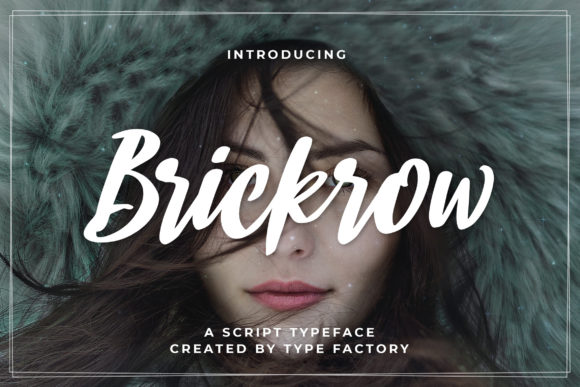 Brickrow: A Bold Script Font
