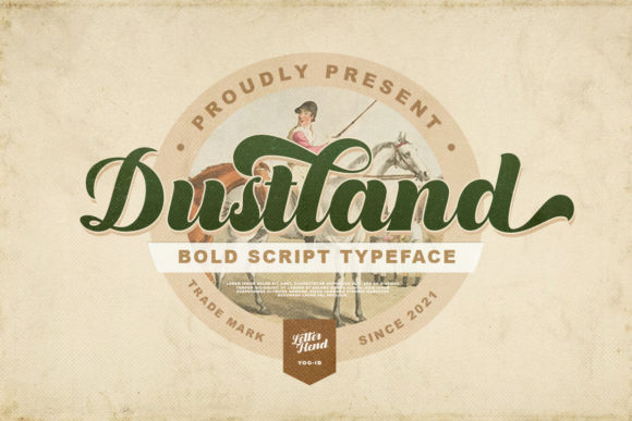 Dustland Font: Bold, Vintage Style for Business