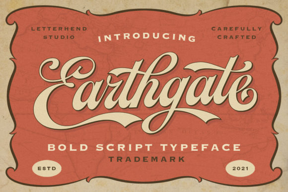 Earthgate: A Bold Handwritten Font