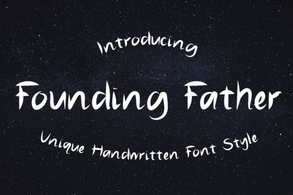 Founding Father Font: A Handwritten Touch