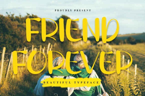 Friend Forever Font: Modern Handwritten Style