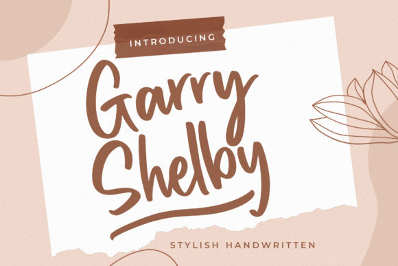 Garry Shelby Font: Handwritten Elegance