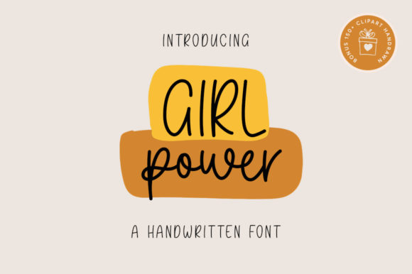 Girl Power: A Handwritten Font for Creative Expression
