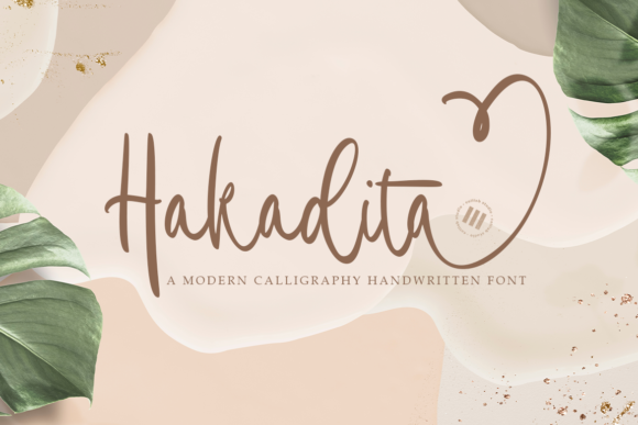 Hakadita: A Magical Script Font