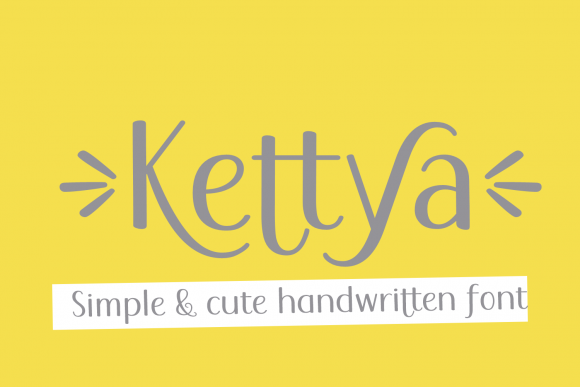 Kettya: A Cute Handwritten Font for Business