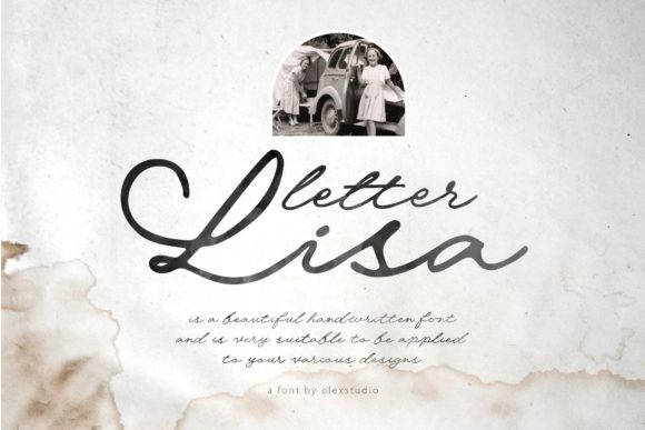Letter Lisa: A Stylish Script Font