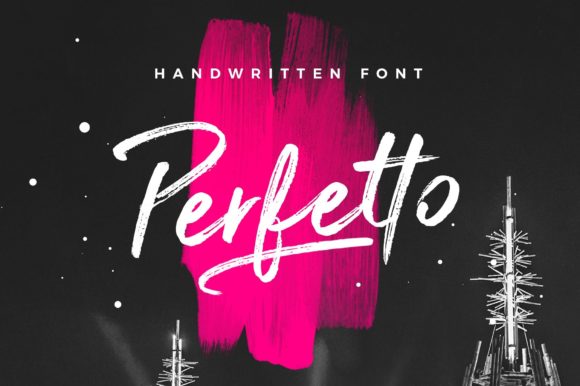 Perfetto: A Stylish Script Font for Editorial Design