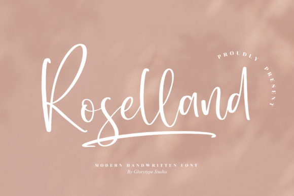 Roselland: A Script Font for Elegant Design