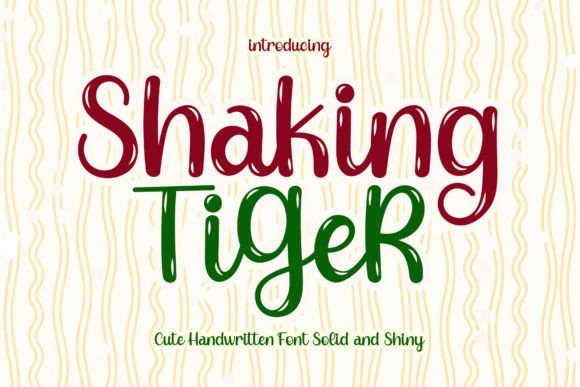 Shaking Tiger Font for Web Design