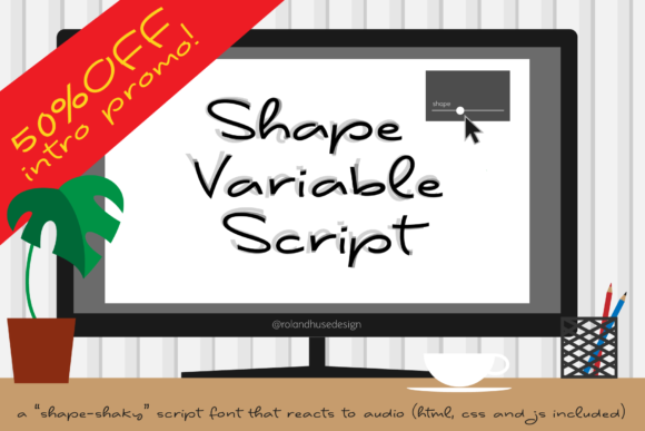 Shape Variable Font for Business