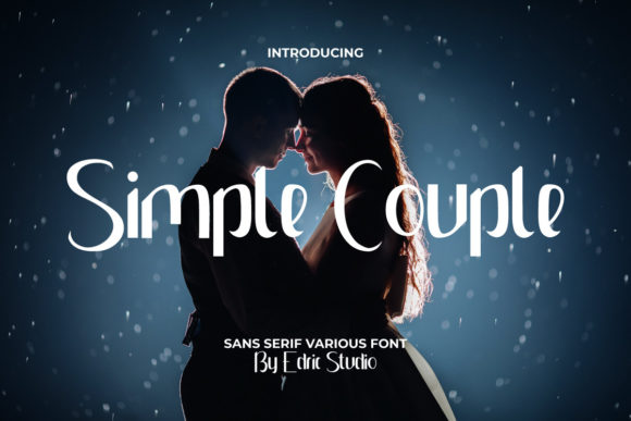 Simple Couple Font for Elegant Design