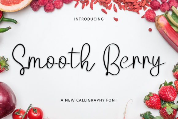 Smooth Berry: A Script Font for Creative Campaigns